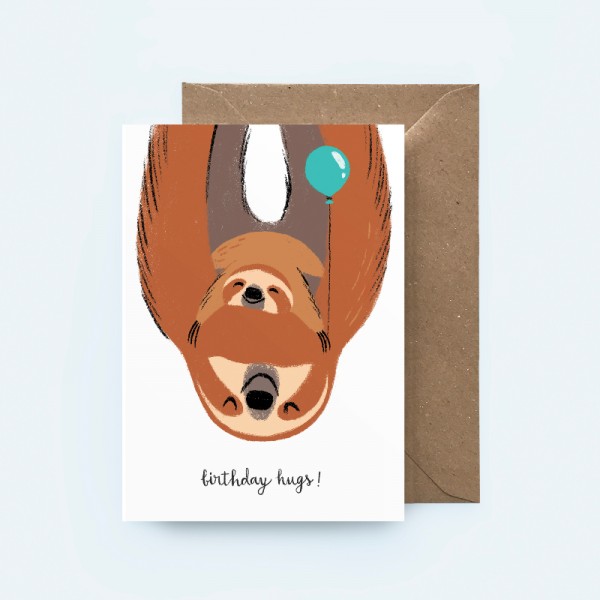 Big Birthday Hugs - Animal Kingdom Card