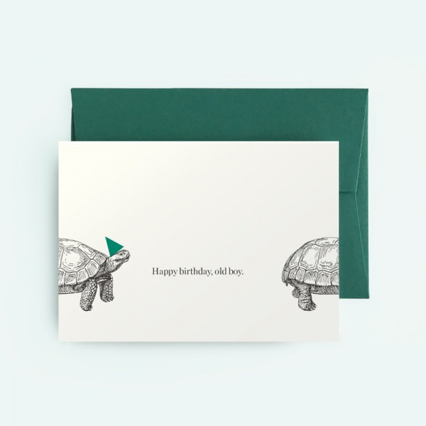 Happy Birthday, Old Boy - Bottoms Up Card