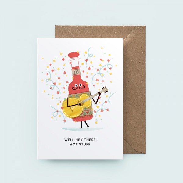 Hey There, Hot Stuff - Terms of Endearment Card