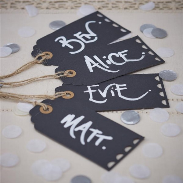Chalkboard Luggage Tags - Vintage Affair