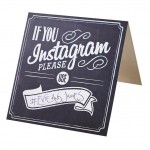 If You Instagram Table Tent Signs - Vintage Affair