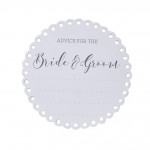 Advice for the Bride and Groom Coasters - Beautiful Botanics