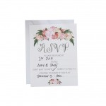Hand Illustrated Floral RSVP Cards - Boho