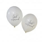 Just Married Balloons - Boho
