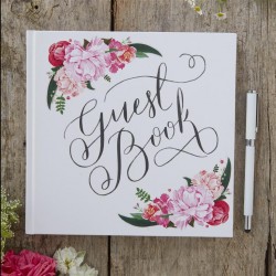 Floral Guest Book - Boho