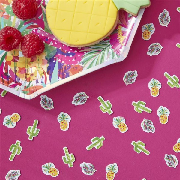 Cactus and Pineapple Table Confetti - Hot Summer