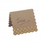 Gold Foiled Place Cards - Kraft Perfection