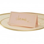 Pink & Gold Foil Place Cards - Pastel Perfection