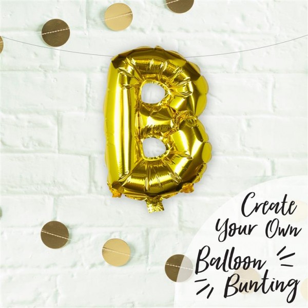 Gold Foil Letter B Balloon - Pick and Mix