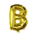 Gold Foil Letter B Balloon - Pick and Mix