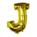 Gold Foil Letter J Balloon - Pick and Mix