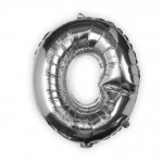 Silver Foil Letter O Balloon - Pick and Mix