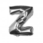 Silver Foil Letter Z Balloon - Pick and Mix