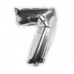 Silver Foil Number 7 Balloon - Pick and Mix
