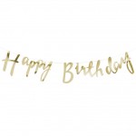 Gold Happy Birthday Bunting - Pick and Mix