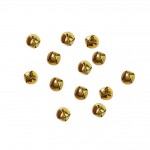 Gold Bell Confetti Decorations - Red and Gold