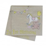 1st Birthday Napkins - Rock-A-Bye