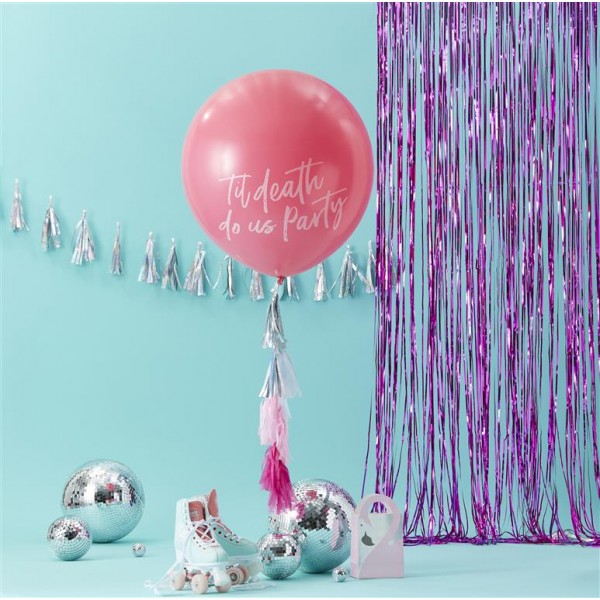 Balloon Kit - 36" Balloon - Pink with Tassels