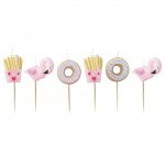 Fries, Donut and Flamingo Candle Kit