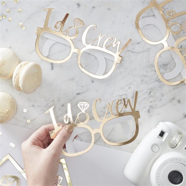 Gold Foiled Fun Glasses