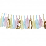 Tassel Garland - Pastel & Gold