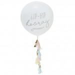 Balloon Kit -36" Hip Hip Hooray With Tassels 