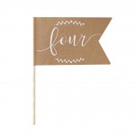 Table Number Flags - 1-12