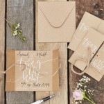 Kraft Save The Date Invitations