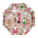 Fun and Festive Paper Plates - Santa & Friends