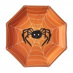 Spooky Halloween Paper Plates - Spooky Spider