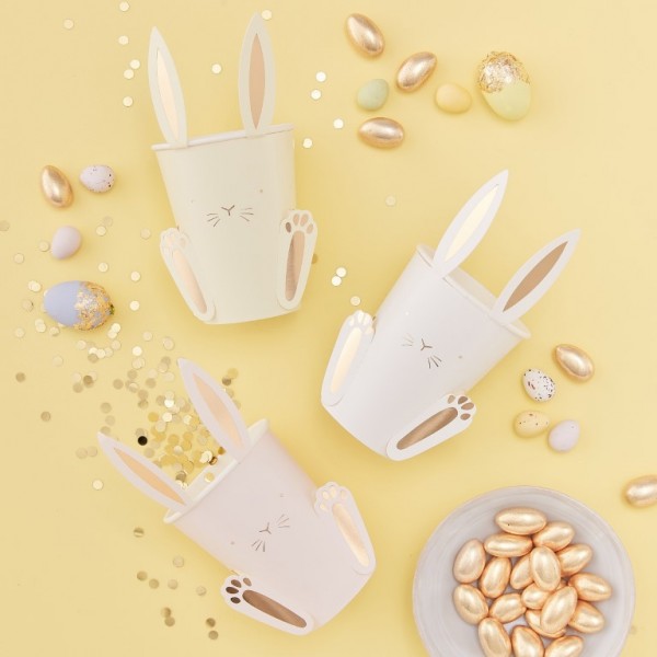 Gold Foiled Bunny Cups