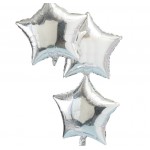 Holographic Star Shaped Foil Balloons - Jolly Vibes Holographic Star Shaped Foil Balloons - Jolly Vibes