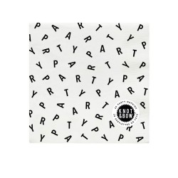 Large Party Scramble Paper Napkins - 20 Pack