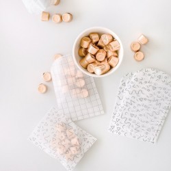 Squiggle Confetti Glassine Treat Bags