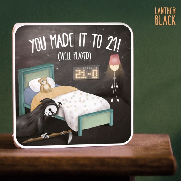 You Made It To 21 - 21st Birthday Card - Sad Stickman