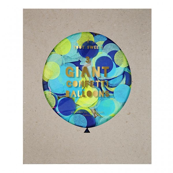 Blue Giant Confetti Balloon Kit