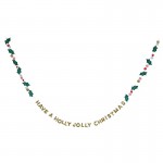 Holly Jolly Christmas Garland Card
