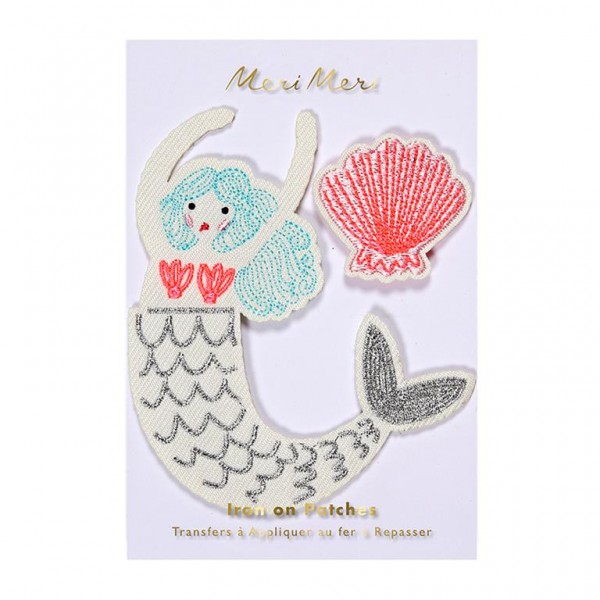 Mermaid Embroidered Patches