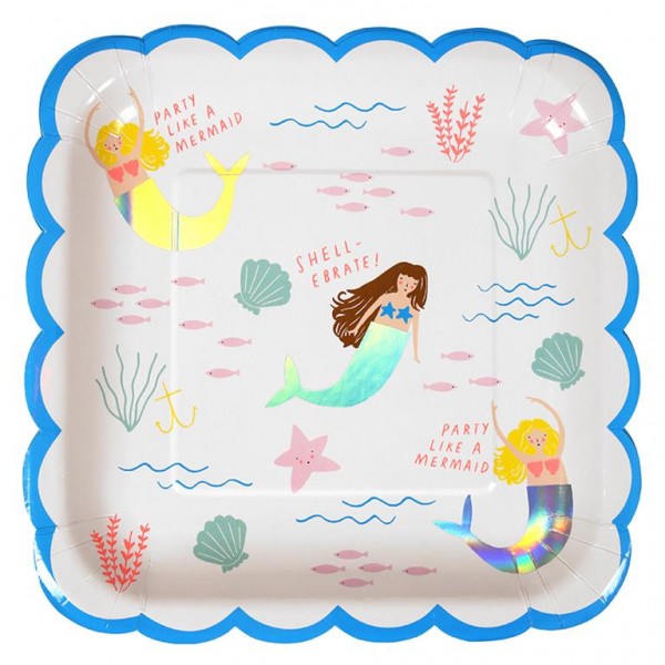 Large Mermaid Plate