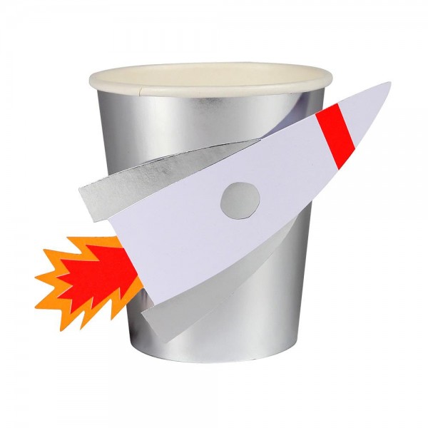 Space Rocket Party Cups
