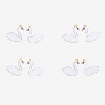 Swan Paper Garland - Iridescent Swan Swan Paper Garland - Iridescent Swan