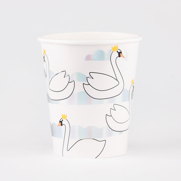 8 Cups - Iridescent Swan