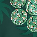 8 Paper Plates - Toucan
