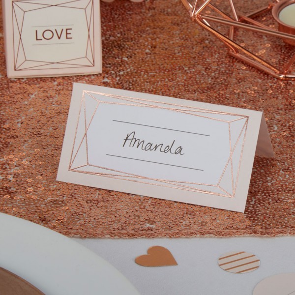 Geo Blush - Place Cards