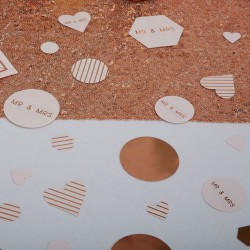 Geo Blush - Table Scatter Confetti