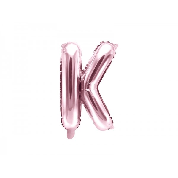 Rose Gold Foil Letter K Balloon - 35cm