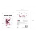 Rose Gold Foil Letter K Balloon - 35cm