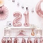 Rose Gold Foil Number 2 Balloon - 35cm
