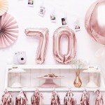 Rose Gold Foil Number 7 Balloon - 35cm