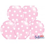 Baby Pink Polka Dot Balloons 